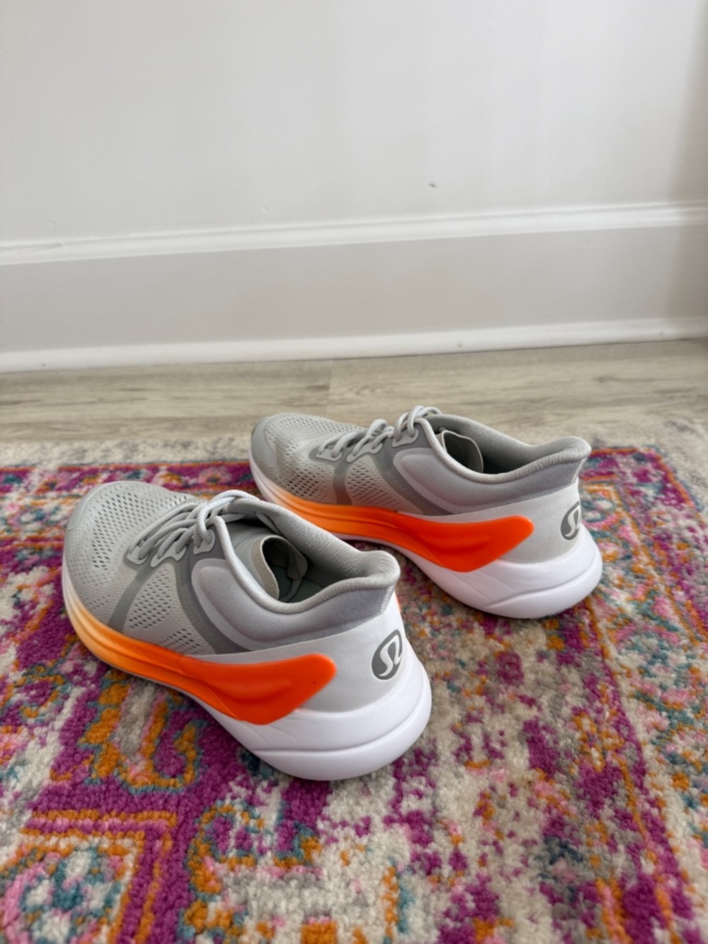 Lululemon Women’s Blissfeel Running Shoe in Vapor/Highlight Orange/White